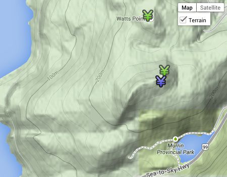 Terrain map