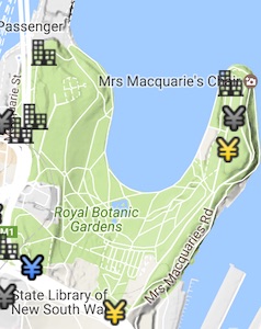 Sydney's Royal Botanic Gardens before installation of Smart Poles