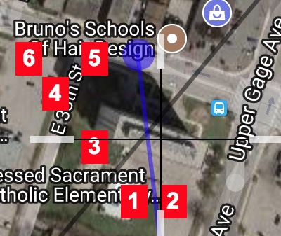 Spectrum data reports six sites at 950 Fenell Ave E Hamilton